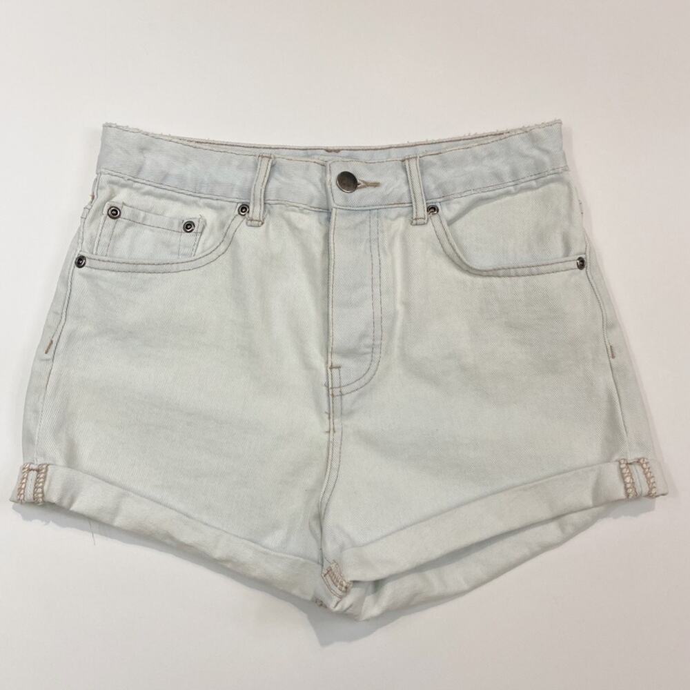 Forever 21 Off White Jean Shorts Sz 25